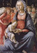 Sandro Botticelli Our Lady of Angels with five sub oil painting reproduction
